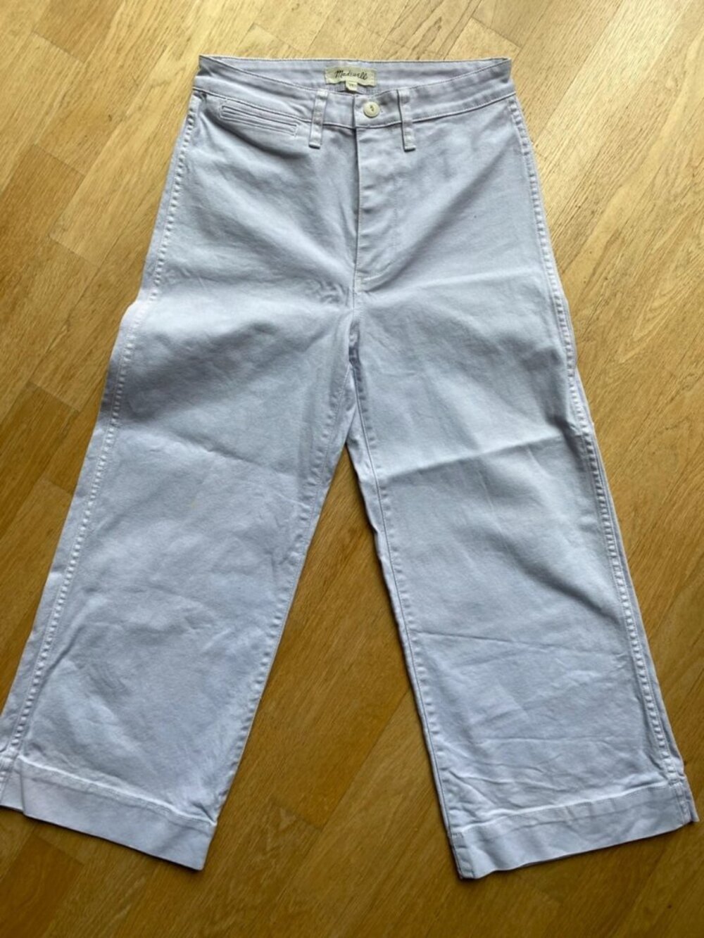Women’s Lavender Wide Leg Cropped Jeans Size 27